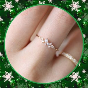 💍New💍14k Rose Gold Plated CZ Diamond Ring💍
